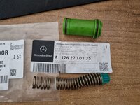 K.121 Mercedes K1 Accumulator Spring Kit Genuine Mercedes 126 270