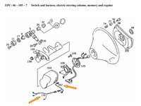 Steering column w.memory harness item 167 + 170.jpg Steering column w.memory harness item 167 + 170.jpg