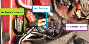 Auxiliary (electric twin cooling) Fan Troubles - wiring problem and Diagnostics |